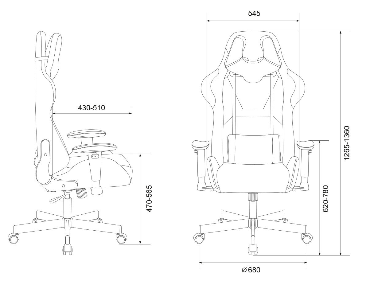 Кресло игровое ZOMBIE  VIKING KNIGHT