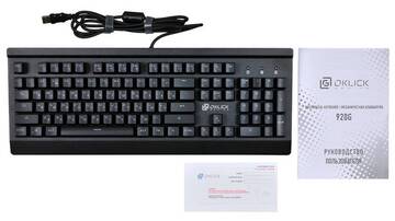 Клавиатура Oklick KeyBoard 920G IRON EDGE 337182, цвет черный