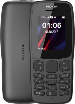 Смартфон Nokia 106 TA-1114 4 MБ темно-серый