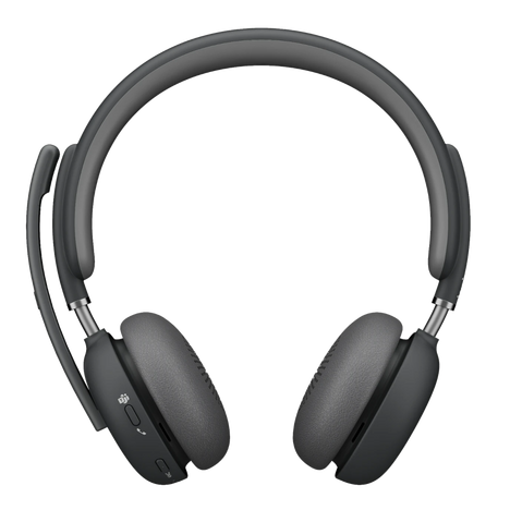 Bluetooth-гарнитура Logitech Zone Wireless 2 UC Graphite (with receiver), цвет черный