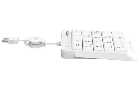 Клавиатура A4tech Числовой блок Fstyler FK13 FK13 USB ( WHITE ), цвет белый