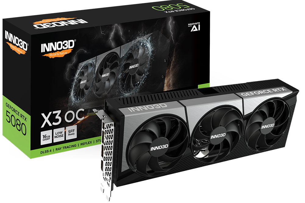 Видеокарта Inno3D GeForce RTX 5080 16 ΓБ Retail