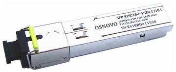 Трансивер OSNOVO SFP-S1SC18-F-1550-1310-I