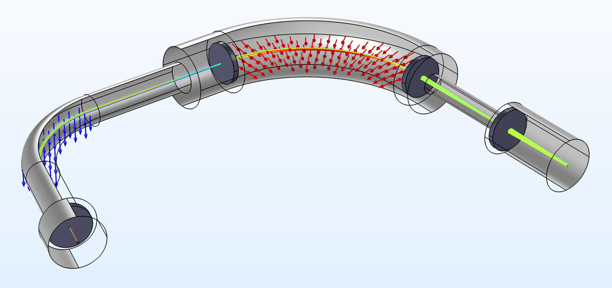 Модуль «Трассировка частиц» для программы COMSOL Multiphysics®