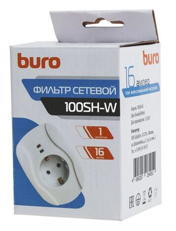 Сетевой фильтр Buro Сетевой фильтр 100SH-W