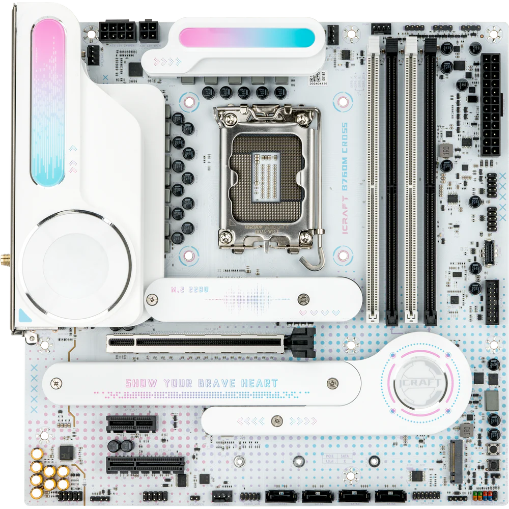 Материнская плата Maxsun LGA 1700 Intel B760 iCraft B760M CROSS