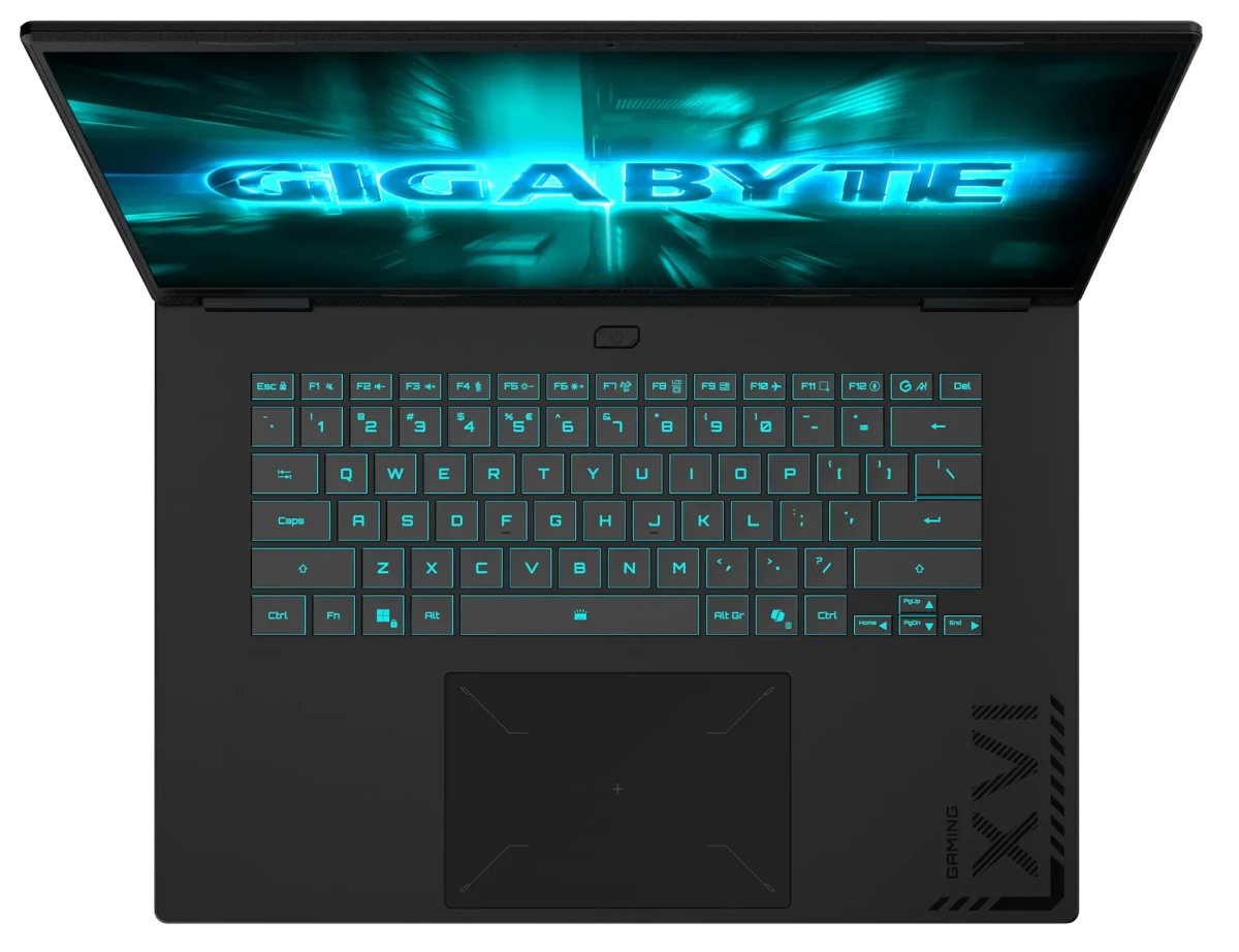Ноутбук Gigabyte Gaming A16 GA63H AMD Ryzen 7 260 (черный)
