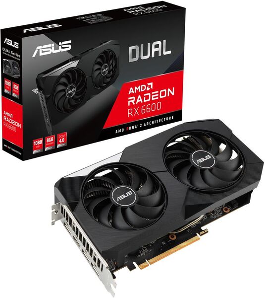 

Видеокарта ASUS Radeon RX 6600 8 ΓБ Retail