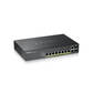 ZYXEL NebulaFlex Pro GS2220-10HP Hybrid L2 PoE+ Switch, 19 "rack, 8xGE PoE+, 2xCombo (SFP / RJ-45), 180W PoE Budget, Standalone / Cloud Management