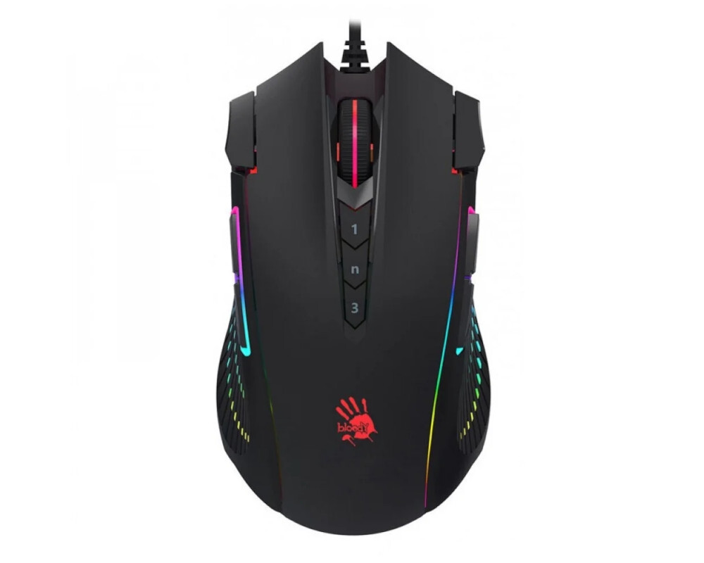 Мышь A4tech Bloody J90s J90S BLACK ACTIVATED, цвет черный