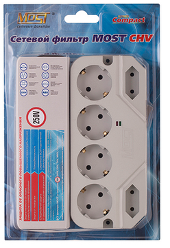 Сетевой фильтр Most Сетевой фильтр СHV 2м (6 розеток)