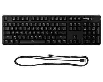 Клавиатура HyperX Keyboard Alloy Origins 4P4F6AX#ACB, цвет черный