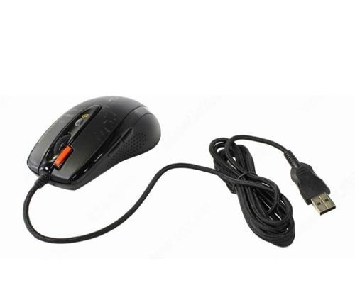 Мышь A4Tech V-Track F5 черный/рисунок оптическая 3000dpi USB 6but