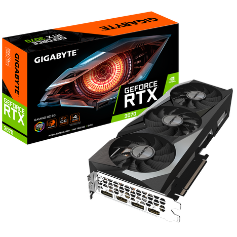 Видеокарта Gigabyte GeForce RTX 3070 8 ΓБ Retail (плохая упаковка )