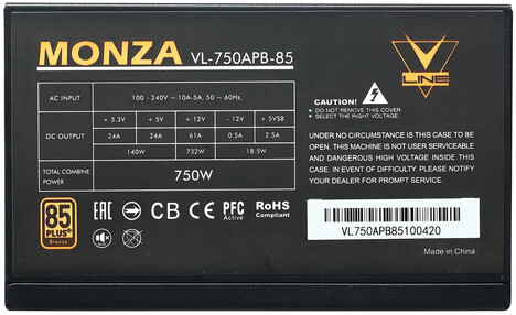 Блок питания FORMULA MONZA 750W