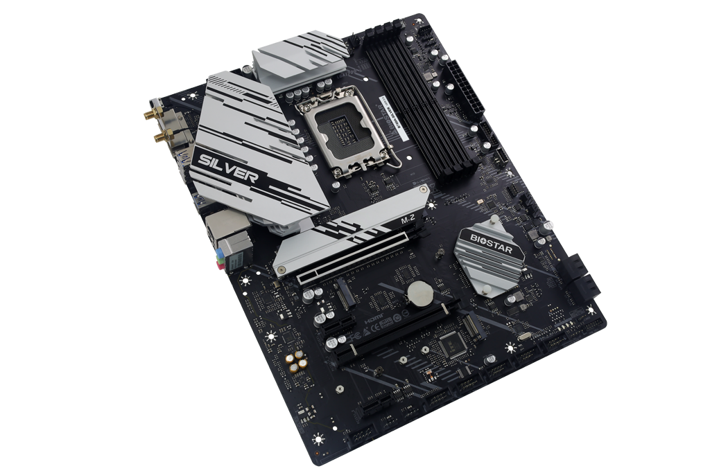 Материнская плата Biostar LGA 1700 Intel B760 B760A-Silver