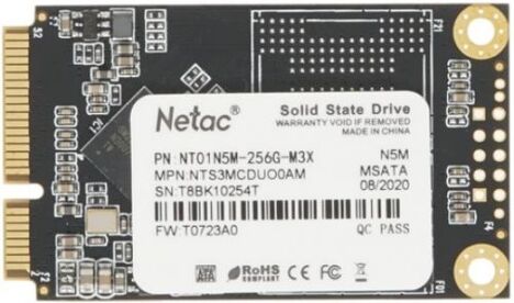 Внутренний твердотельный накопитель Netac SATA III 256Gb