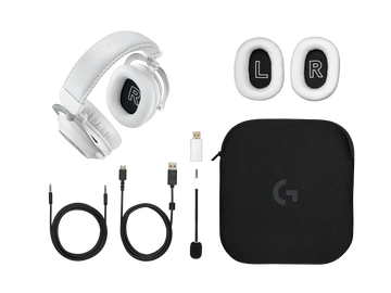 Bluetooth-гарнитура Logitech PRO X 2 LIGHTSPEED Wireless, цвет белый