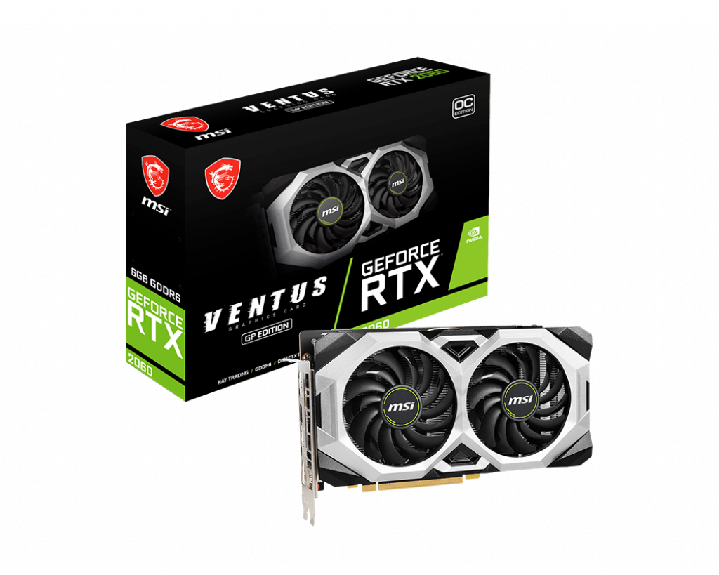 Видеокарта MSI GeForce RTX 2060 6 ΓБ Retail