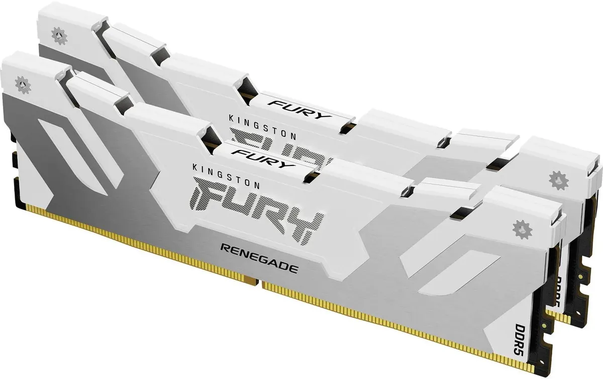 Оперативная память Kingston FURY Renegade Silver/White XMP 64GB 6400MT/s DDR5 CL32, KF564C32RWK2-64, RTL