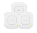 

Комплект из трех гибридных точек доступа Zyxel NebulaFlex NWA210AX, WiFi 6, 802.11a/b/g/n/ac/ax (2,4 и 5 ГГц), MU-MIMO,