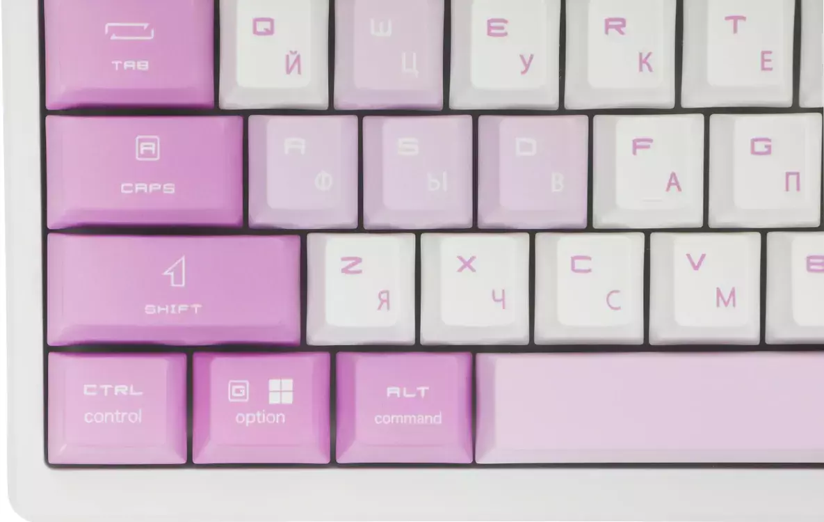 Клавиатура MSI FORGE GK600 TKL WIRELESS VIOLET S11-43RUQ01-HH9, цвет белый