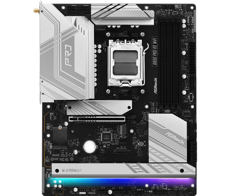 Материнская плата ASRock AM5 AMD B850 B850 Pro RS WiFi