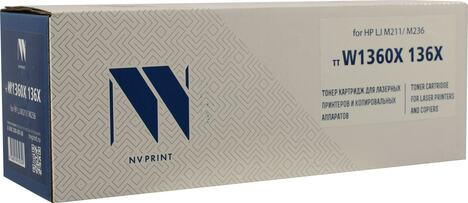Тонер-картридж черный NVPrint для HP, NV-W1360X