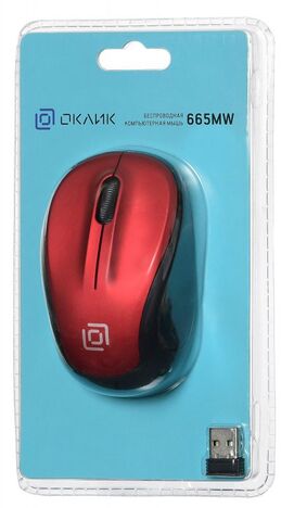Мышь Oklick Мышь 665MW 1025135, цвет черный