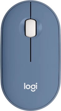 Мышь Logitech Pebble M350 910-006753, цвет голубой