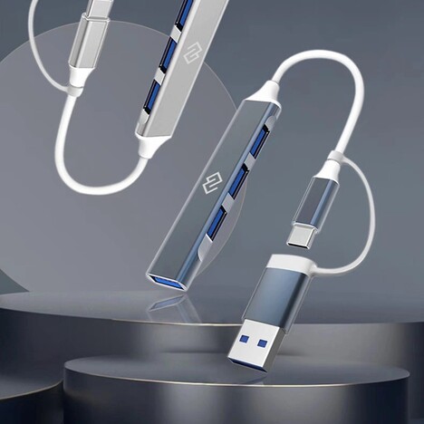 USB-концентратор DIGMA DHUB-4USB-AC