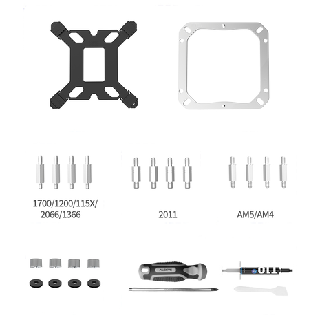 Кулер Процессорный ALSEYE для CPU i600 Black