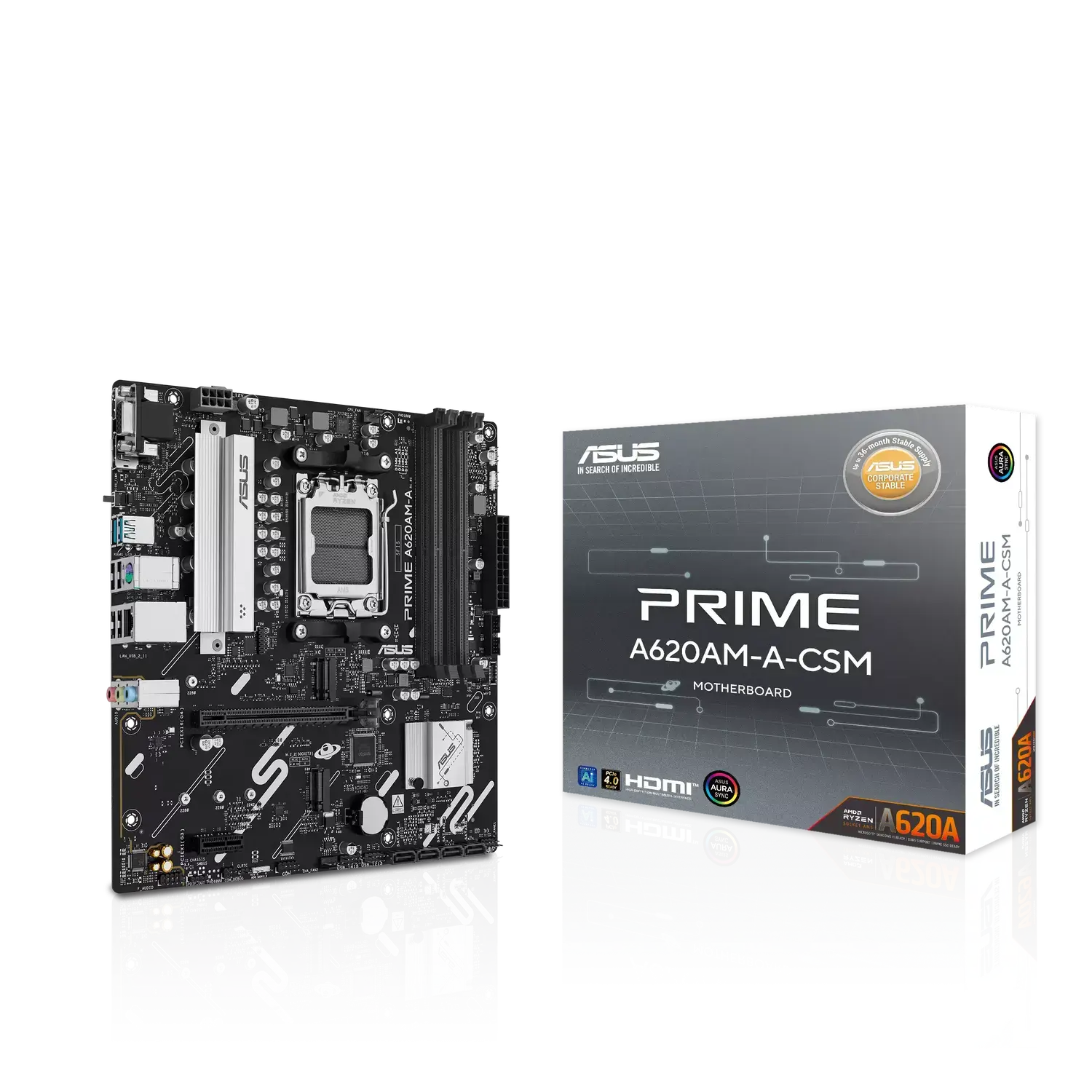Материнская плата ASUS AMD A620A PRIME A620AM-A-CSM