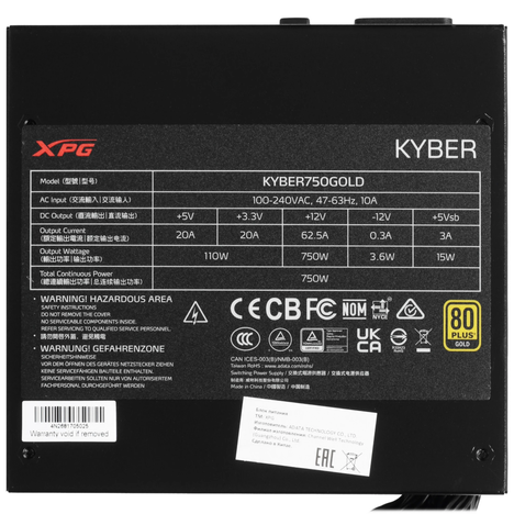 Блок питания XPG KYBER 750W
