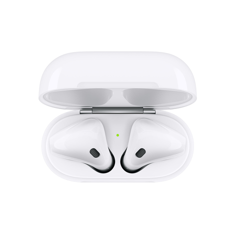Наушники Apple AirPods 2 (2019) в футляре с возможностью беспроводной зарядки, цвет белый
