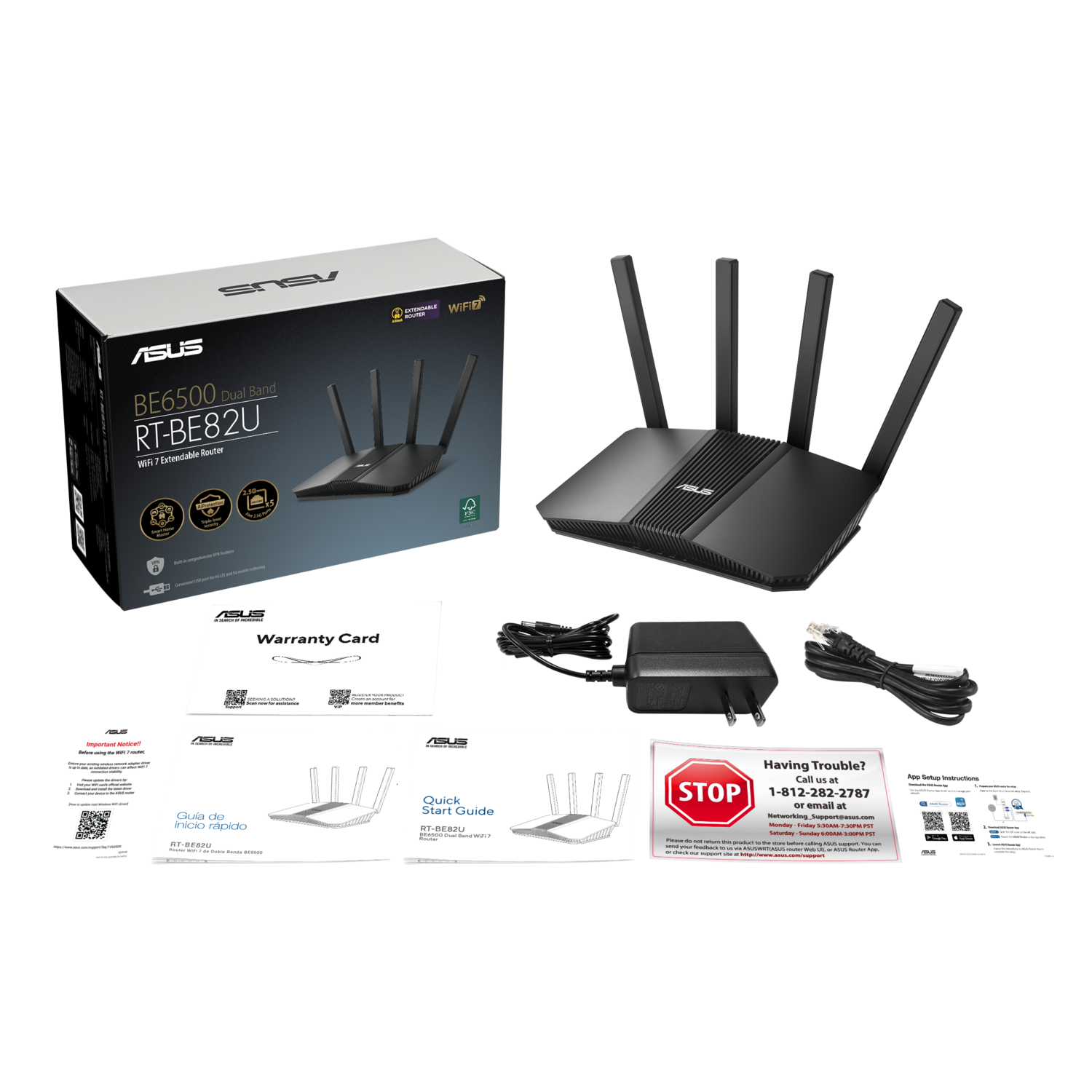 Wi-Fi роутер ASUS RT-BE82U