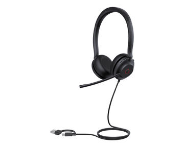 Гарнитура Yealink UH35 Dual UC USB-C/A, цвет черный