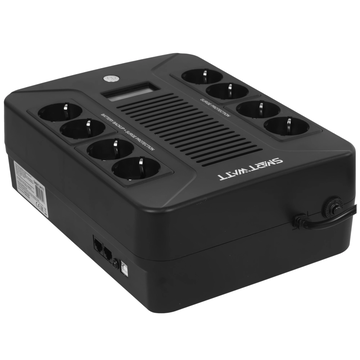 Источник бесперебойного питания Smartwatt Safe pro LCD 360Вт 600ВА черный
