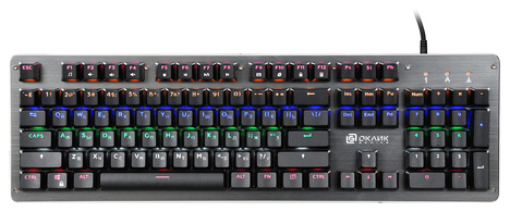 Клавиатура Oklick KeyBoard 970G Dark Knight 499578, цвет черный