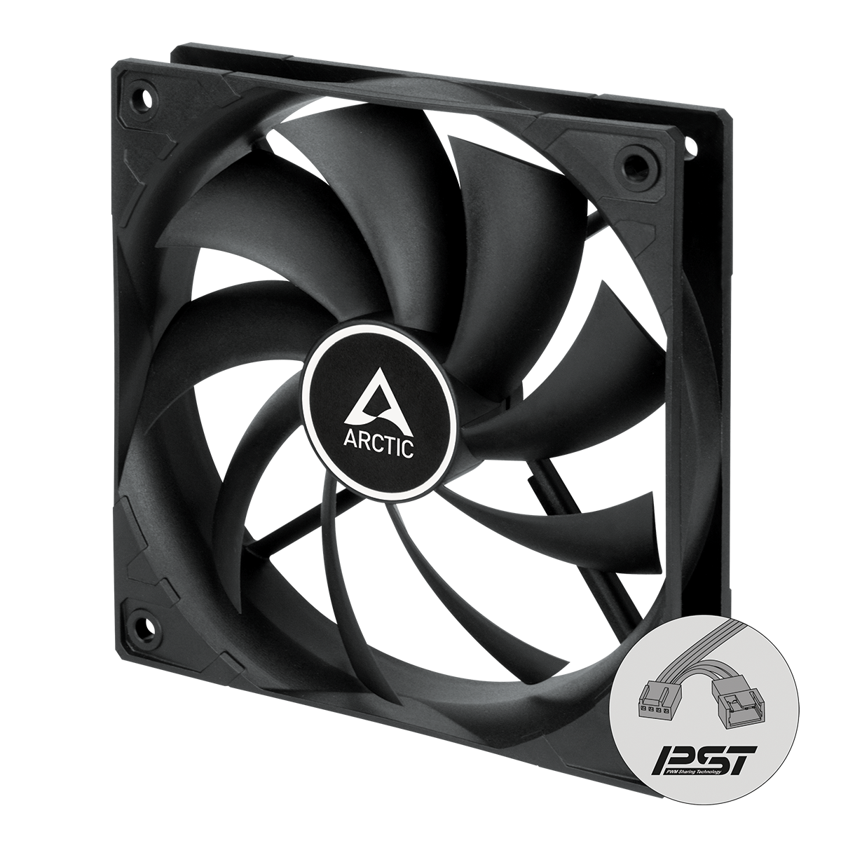 Вентилятор ArcticCooling для корпуса F12 PWM PST (1 Pack)