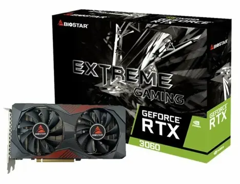 Видеокарта Biostar GeForce RTX 3060 12 ΓБ Retail