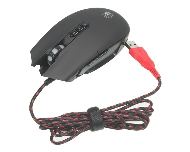 Мышь A4tech Bloody Q80 BLACK, цвет черный