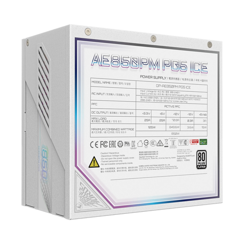 Блок питания Gigabyte AORUS ELITE P850W 80+ Platinum Modular PCIe 5.0 ICE