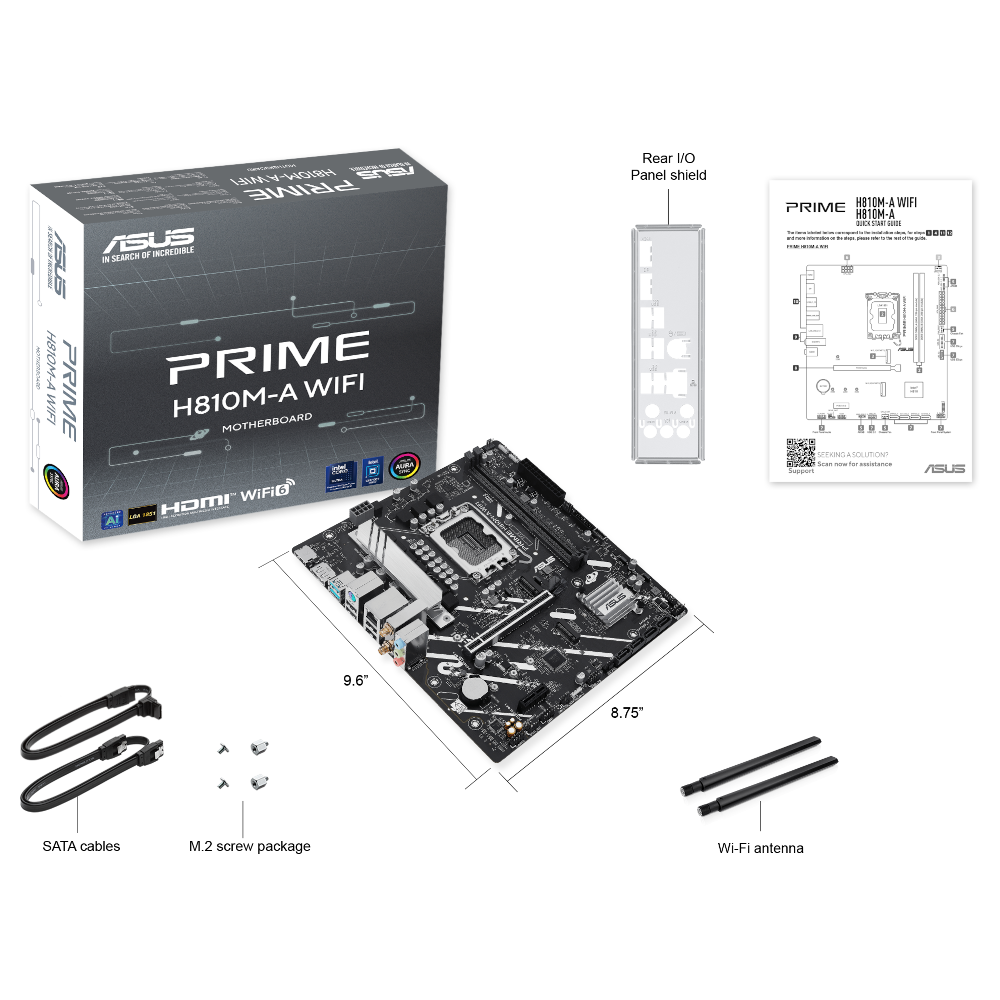 Материнская плата ASUS Intel H810 PRIME H810M-A WIFI