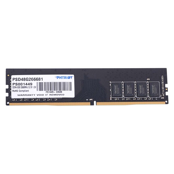 

Оперативная память Patriot Desktop DDR4 2666МГц 8Gb, PSD48G266681, RTL