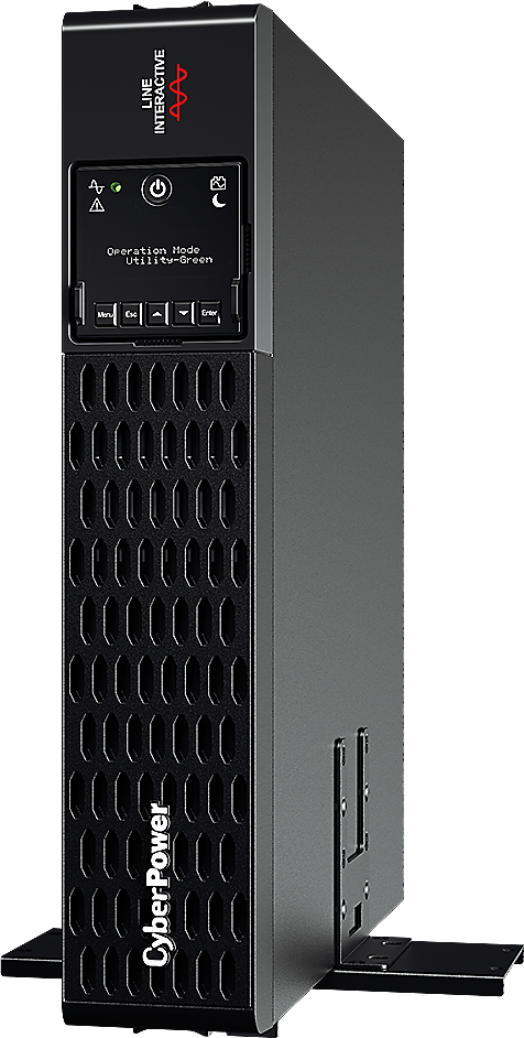 UPS CyberPower PR1000ERTXL2U NEW Line-Interactive 1000VA/1000W USB/RS-232/EPO/Dry/SNMPslot (10 х IEC С13)   (12V / 7AH х 4)