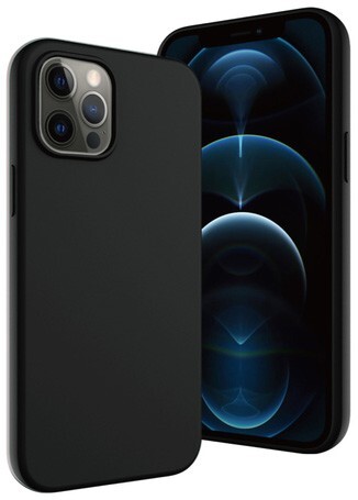 

Чехол SwitchEasy Skin для iPhone 12 & 12 Pro (6.1"). Материал: жидкая силиконовая резина 100%. Цвет: черный