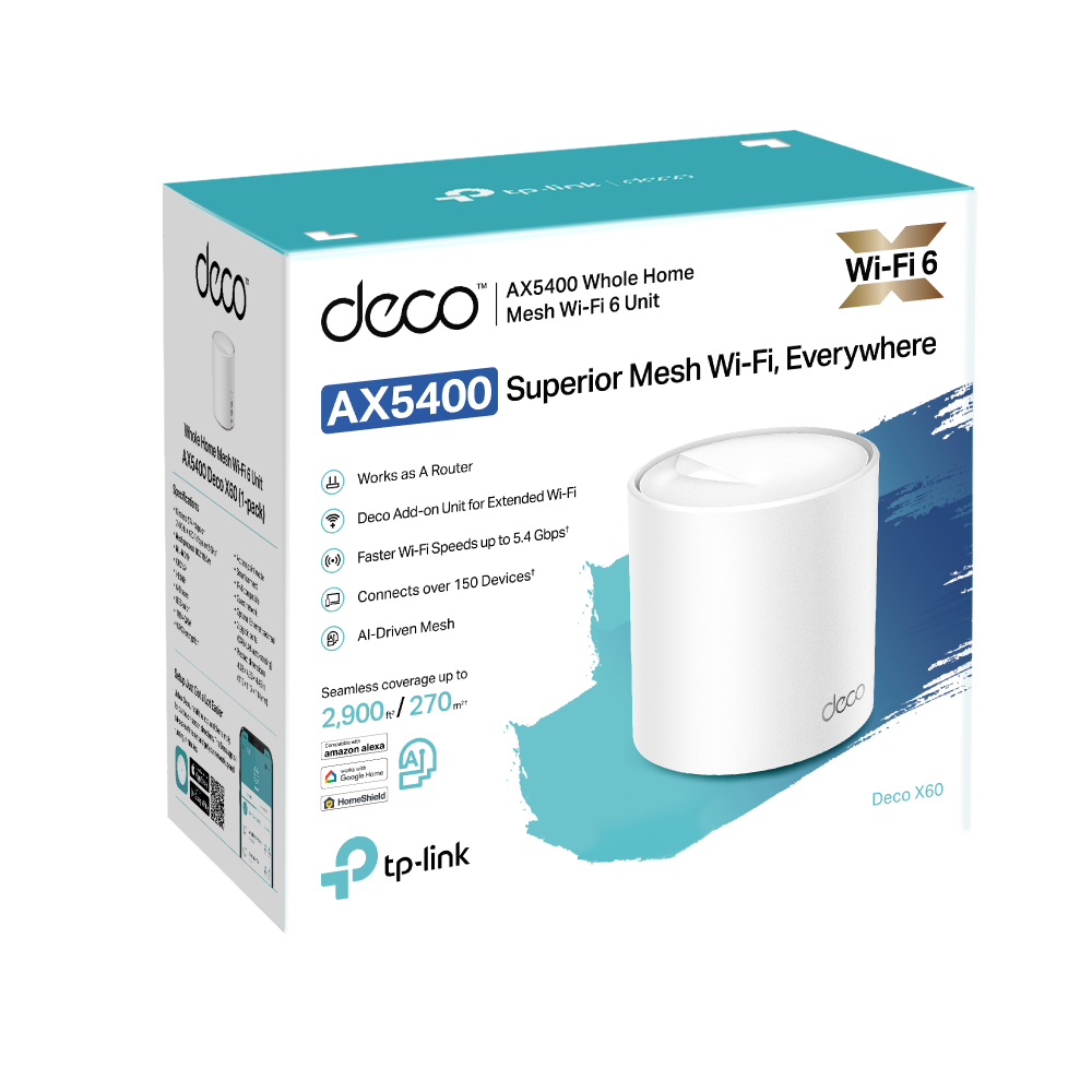 Wi-Fi роутер TP-LINK Deco X60