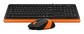 Клавиатура+мышь A4tech Fstyler F1010 F1010 ORANGE, цвет черный