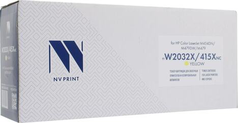 Тонер-картридж желтый NVPrint для HP, NV-W2032X-415X-Y